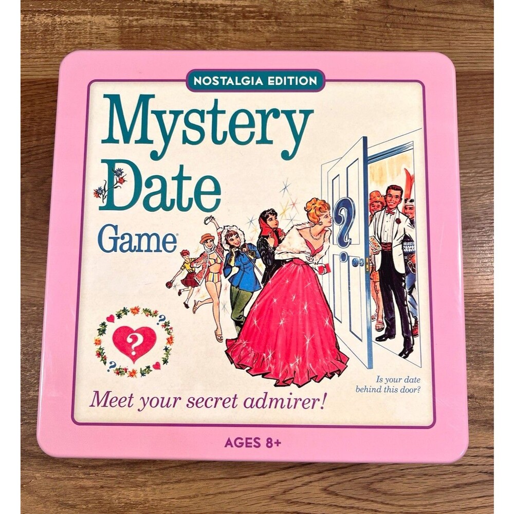 Mystery Date Game Nostalgia Edition Board Game Ages 8+ Hasbro Complete